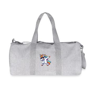 Dab Licorne Dabbing Licornes Fille Licorne - Sac de sport en toile recyclée Stanley/Stella - gris chiné - Devant