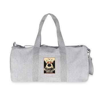 Motivation du monstre de rêve - Sac de sport en toile recyclée Stanley/Stella - gris chiné - Devant