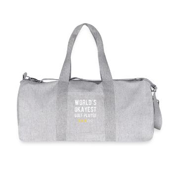 Le meilleur joueur de golf du monde : dicton drôle Golfeur - Sac de sport en toile recyclée Stanley/Stella - gris chiné - Devant