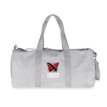 Trinité-et-Tobago - Sac de sport en toile recyclée Stanley/Stella - gris chiné - Devant