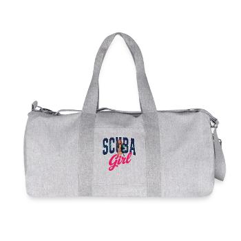 Conception de plongée sous-marine pour fille - Sac de sport en toile recyclée Stanley/Stella - gris chiné - Devant