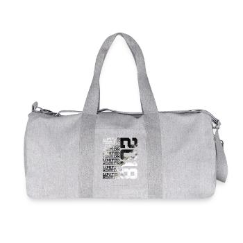 8 YEARS LIMITED EDITION 2018 8TH BIRTHDAY - Recycled Canvas Sports Bag by Stanley/Stella - heather grey - Front