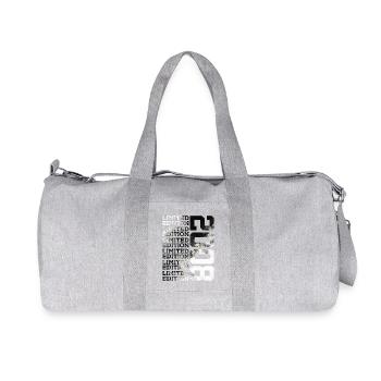 18 YEARS LIMITED EDITION 2008 18TH BIRTHDAY - Recycled Canvas Sports Bag by Stanley/Stella - heather grey - Front