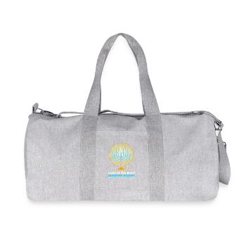 Hanoukka Hanoukka Hanoukka - Sac de sport en toile recyclée Stanley/Stella - gris chiné - Devant