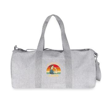 1965 Vintage Femme Rétro Cadeau D'anniversaire - Sac de sport en toile recyclée Stanley/Stella - gris chiné - Devant