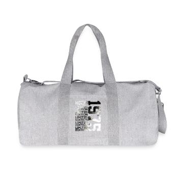51 YEARS LIMITED EDITION 1975 51ST BIRTHDAY - Recycled Canvas Sports Bag by Stanley/Stella - heather grey - Front