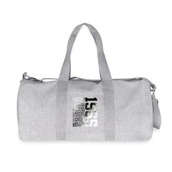 61 YEARS LIMITED EDITION 1965 61ST BIRTHDAY - Recycled Canvas Sports Bag by Stanley/Stella - heather grey - Front