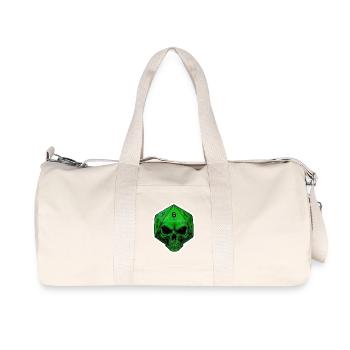 Cube Mystique D20 avec Crâne – Fantasy - Sac de sport en toile recyclée Stanley/Stella - blanc naturel - Devant