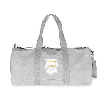 Deer County Hunting Rustic Skull Target Style - Recycled Canvas Sports Bag by Stanley/Stella - heather grey - Front