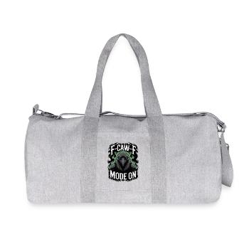 F Caw Mode F sur Ravenfire - Sac de sport en toile recyclée Stanley/Stella - gris chiné - Devant