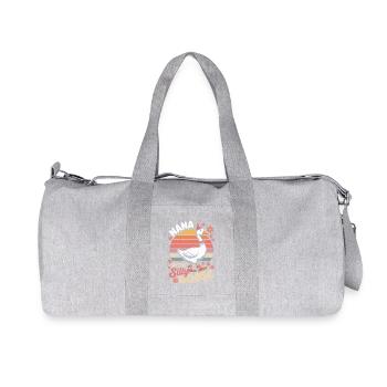 Nana la joyeuse oie - Sac de sport en toile recyclée Stanley/Stella - gris chiné - Devant