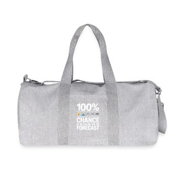 Drôle de météorologie Cadeau Passionnés de météo - Sac de sport en toile recyclée Stanley/Stella - gris chiné - Devant