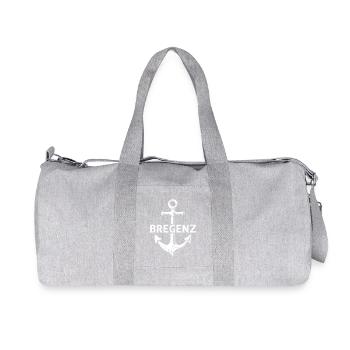 Anker Bregenz Bodensee Österreich - Recycelte Canvas-Sporttasche von Stanley/Stella - Grau meliert - Vorne