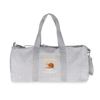 Pedometer? I have a motion detector! - Recycled Canvas Sports Bag by Stanley/Stella - heather grey - Front