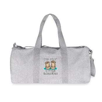 Amis loutre mignons, Loutre d’une autre mère - Sac de sport en toile recyclée Stanley/Stella - gris chiné - Devant
