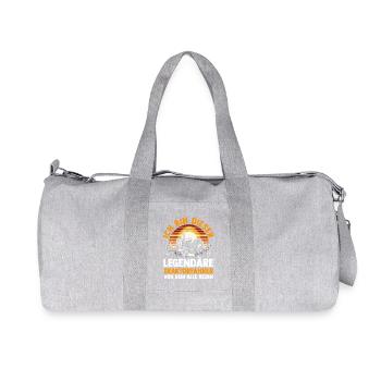 Agriculteur Agriculteur Agriculteur Tracteur Agricole - Sac de sport en toile recyclée Stanley/Stella - gris chiné - Devant