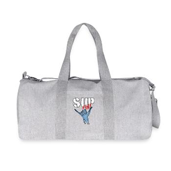 SUP - Recycled Canvas Sports Bag by Stanley/Stella - heather grey - Front