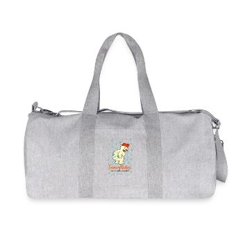 Drôle Noël bonhomme de neige flocons de neige humour - Sac de sport en toile recyclée Stanley/Stella - gris chiné - Devant