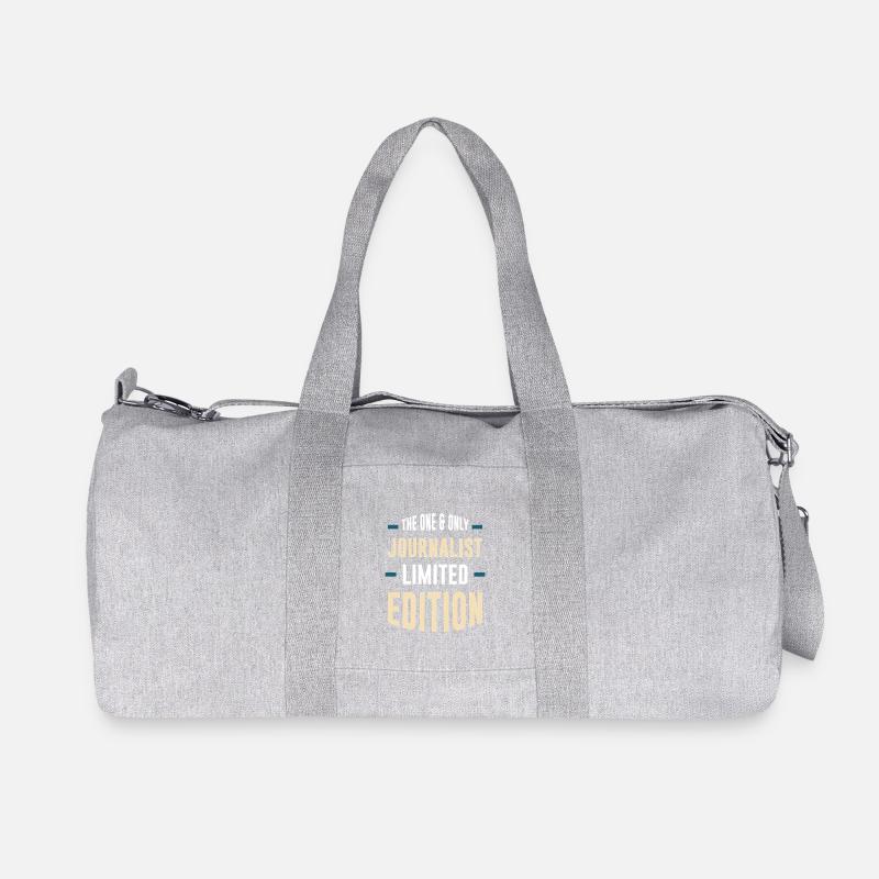 Limitierte Journalist Edition - Recycelte Canvas-Sporttasche von Stanley/Stella - Grau meliert