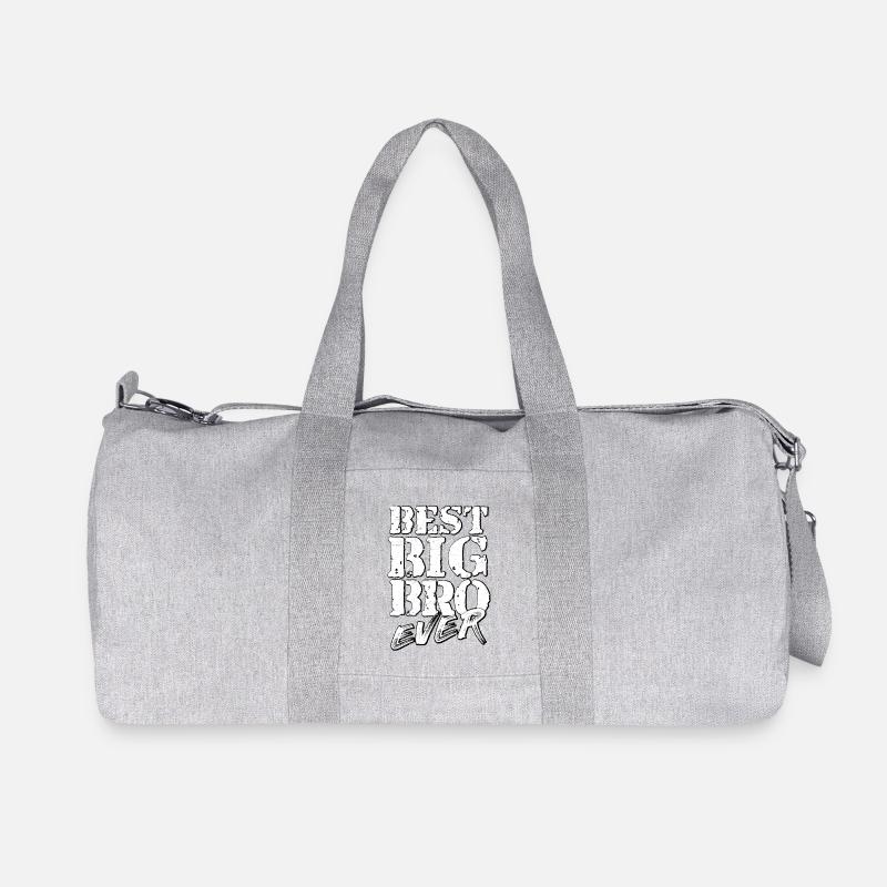 big bro - Recycelte Canvas-Sporttasche von Stanley/Stella - Grau meliert