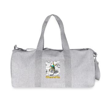 Bande dessinée de la capitale de la culture de Chemnitz - Sac de sport en toile recyclée Stanley/Stella - gris chiné - Devant