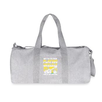 Hawaiian Ukulele Uke If You See Me - Recycelte Canvas-Sporttasche von Stanley/Stella - Grau meliert - Vorne