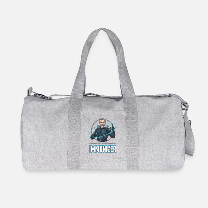Pasteur-Immunizer-Rüstung - Recycelte Canvas-Sporttasche von Stanley/Stella - Grau meliert