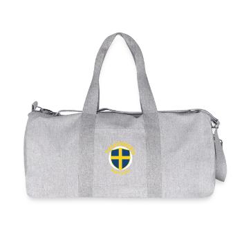 Falkenberg Shield Sweden - Recycled Canvas Sports Bag by Stanley/Stella - heather grey - Front