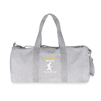 Ne bois pas et conduis – Juste Sauf et Lauf - Sac de sport en toile recyclée Stanley/Stella - gris chiné - Devant