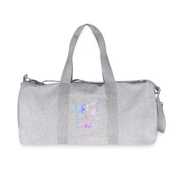 Hawaiian Ukulele Uke Watercolor - Recycled Canvas Sports Bag by Stanley/Stella - heather grey - Front
