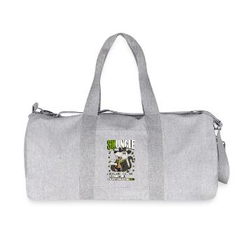 Funny Skuncle Outfit - Gift for Uncle - Recycled Canvas Sports Bag by Stanley/Stella - heather grey - Front