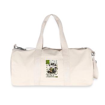 Lustiges Skuncle Outfit - Geschenk für Onkel - Recycelte Canvas-Sporttasche von Stanley/Stella - Naturweiß - Vorne