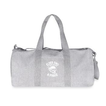 Elder Emo: It Was Never a Phase - Recycled Canvas Sports Bag by Stanley/Stella - heather grey - Front