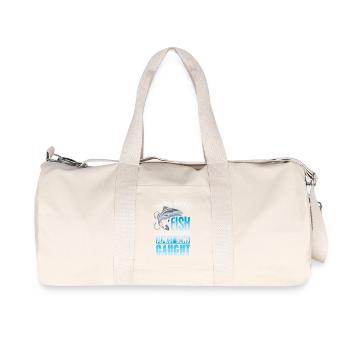 Pêcheur, pêcheur, dits, Petri Heil - Sac de sport en toile recyclée Stanley/Stella - blanc naturel - Devant