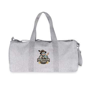 Enterrement de vie de garçon Chemise pour hommes Enterrement de vie de garçon - Sac de sport en toile recyclée Stanley/Stella - gris chiné - Devant