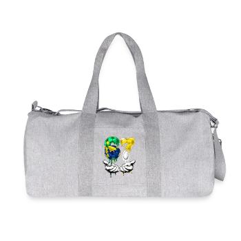 67 Soccer Meme, 67 T Shirt, Soccer 67 Football - Recycled Canvas Sports Bag by Stanley/Stella - heather grey - Front