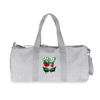 67 Soccer Meme 67 T Shirt, Soccer 67 Football - Recycled Canvas Sports Bag by Stanley/Stella - heather grey - Front