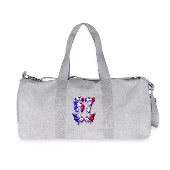 Fußball 67 Meme für Jungen Kinder 67 sechs sieben 6 7 - Recycelte Canvas-Sporttasche von Stanley/Stella - Grau meliert - Vorne