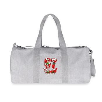 Fußball 67 Meme für Jungen Kinder 67 sechs sieben 6 7 - Recycelte Canvas-Sporttasche von Stanley/Stella - Grau meliert - Vorne
