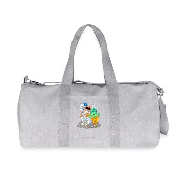T-shirt selfie d’astronaute extraterrestre - Sac de sport en toile recyclée Stanley/Stella - gris chiné - Devant