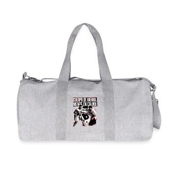 Mente En Calma - Recycelte Canvas-Sporttasche von Stanley/Stella - Grau meliert - Vorne