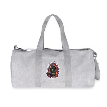Heavy Metal Rock Music Musician Rat Band Festival - Recycled Canvas Sports Bag by Stanley/Stella - heather grey - Front