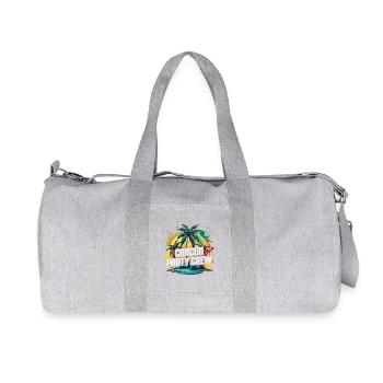 Équipe de la fête de Cancún - Sac de sport en toile recyclée Stanley/Stella - gris chiné - Devant
