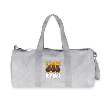 Équipe Kiwi Oiseau Kiwi Animal Mignon Kiwi Néo-Zélandais - Sac de sport en toile recyclée Stanley/Stella - gris chiné - Devant