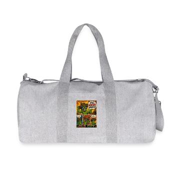 Old Guy Nacho Cactus - Recycled Canvas Sports Bag by Stanley/Stella - heather grey - Front