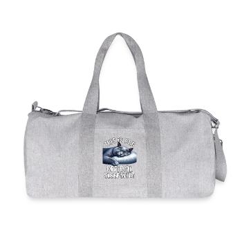 Chemise de nuit bleue russe pour chat - Sac de sport en toile recyclée Stanley/Stella - gris chiné - Devant
