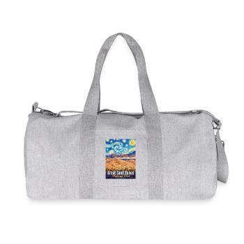 Great Sand Dunes Nationalpark, Colorado - Recycelte Canvas-Sporttasche von Stanley/Stella - Grau meliert - Vorne