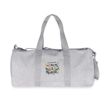 Motif de remise des diplômes Analog Rebel 2026 - Sac de sport en toile recyclée Stanley/Stella - gris chiné - Devant