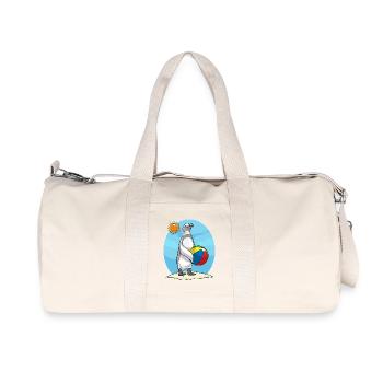 Penguin Beach Water Polo Summer - Recycled Canvas Sports Bag by Stanley/Stella - natural - Front