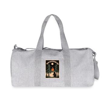 Bear bag before sleeping | Camping - Recycled Canvas Sports Bag by Stanley/Stella - heather grey - Front
